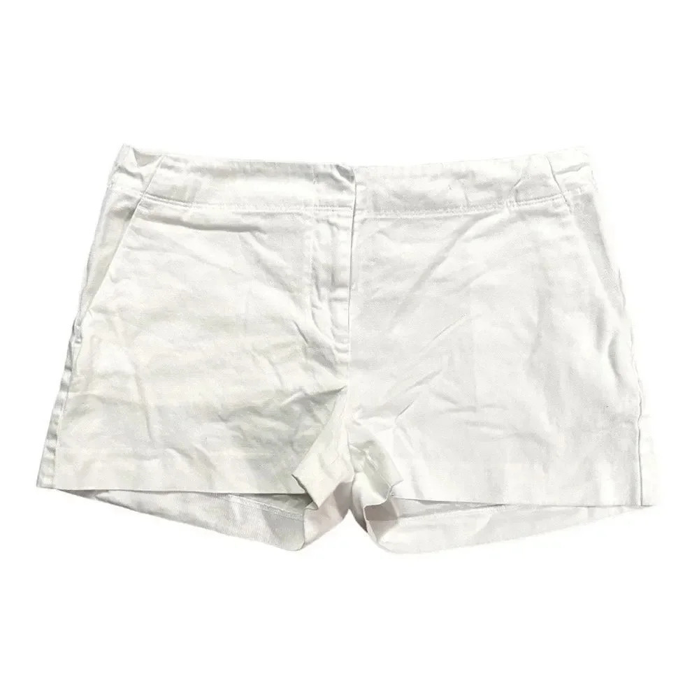 Crewcuts | Girls White Cotton Shorts (16)
